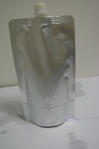 Quality Custom Silver Aluminum Foil Spout Pouch for Liquid Packaging wholesale
