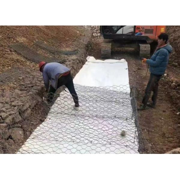 Heavy Hot Dip Galvanized Gabion Mattress 60x80mm Hexagonal Mesh