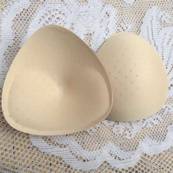 Niris Lingerie Black White Beige Triangle Sponge Bra pad Swimsuit Enhancer Removeable Push Up Bikini Bra pad