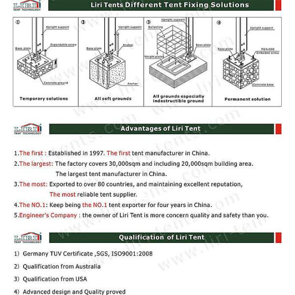 Fashion exhibition tent 25m for auto show
