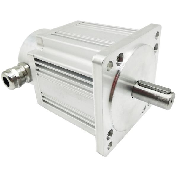 CNC Brushless Dc Motor CNC 80BL100-640 335W 2.4 PEAK TORQUE 1.6Kg Silver colour