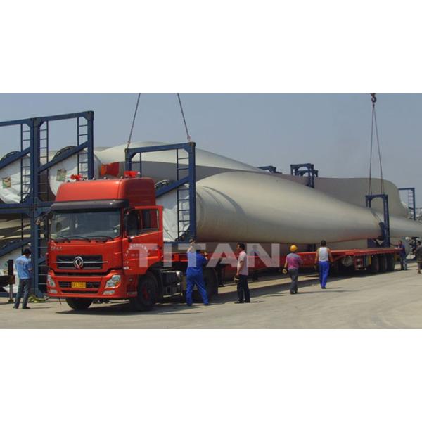 Extendable Telescopic Blade Semi Trailer for Windmill Turbine Blade Transportation