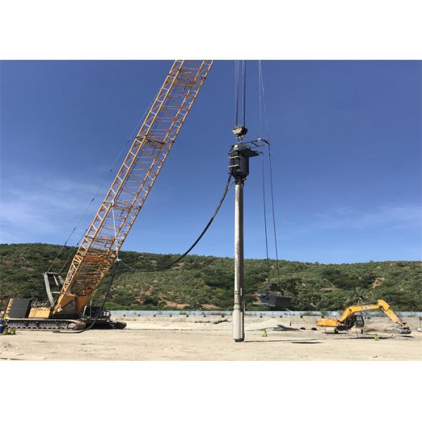 Construction Engineering Crane Stone Column Vibro Compaction Vibroflot Steel Pile Driver Compaction