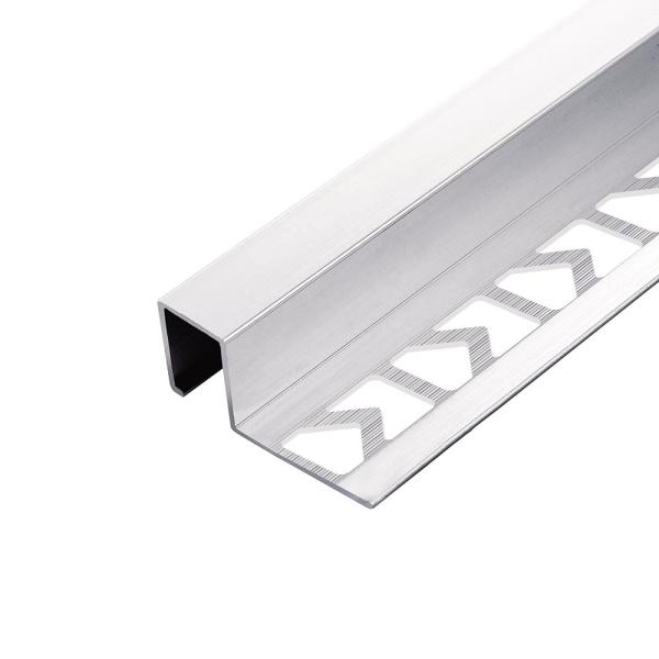 Inlay 0.6mm Stainless Steel Round Edge Tile Trim Flooring Accessories Skirting Board