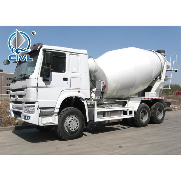 SINOTRUK HOWO Euro II 340hp 6x4 8m3 Concrete Mixer Truck With Italian Pump