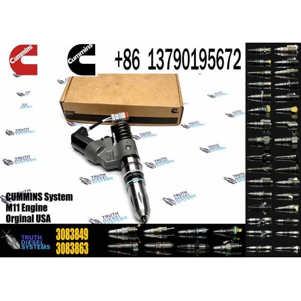 QSM ISM M11 Diesel Engine Parts 3083849 3411756 Fuel Injector for Cummins