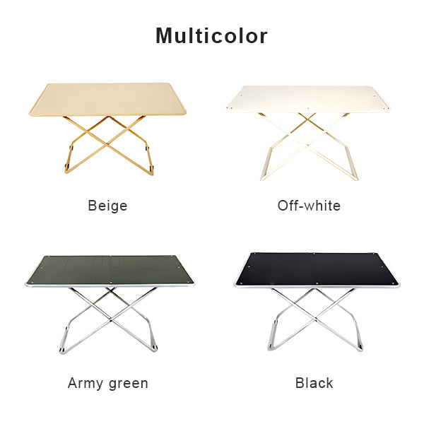 Lightweight Aluminum Fold Up Camping Table With Collapsible Legs Alu Tactical Table