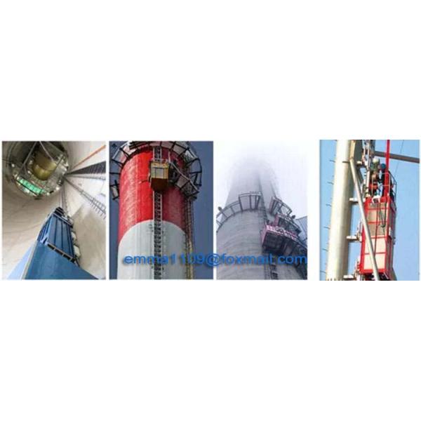 500kg Load Small Size Cage Shaft Elevator installed inside the Well Shaft