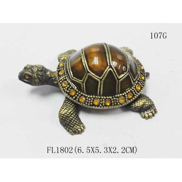 Home Decor Sea Turtle Enameled Trinket Boxes painted turtle trinket box