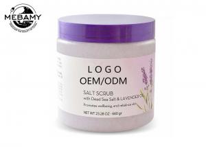 Quality Dead Salt Whitening Body Scrub Invigorate Skin With Lavender Essential Oil wholesale