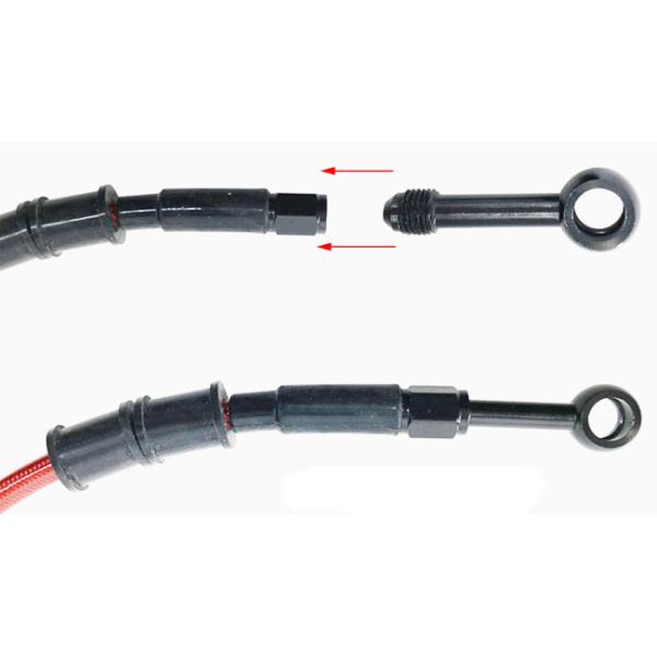 M10 Front Rear Hose Pipe Kit Lightweight 6061 T6 Aluminium Material