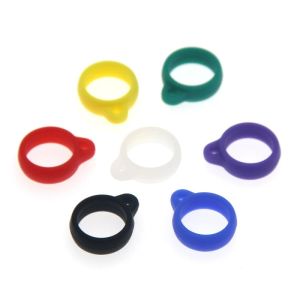 DIY Hanging Custom Silicone Rubber Parts Silicone Lanyard Ring Waterproof