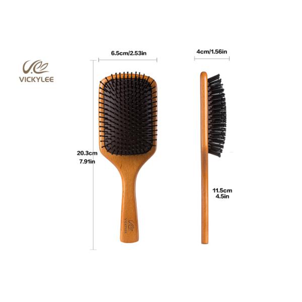 Atmospheric Brown 7.91 Inch Flat Paddle Brush