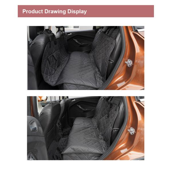 Dog Car Seat Cover for Back Seat, Waterproof Pet Dog Seat Cover for SUV 100% Scratchproof Nonslip