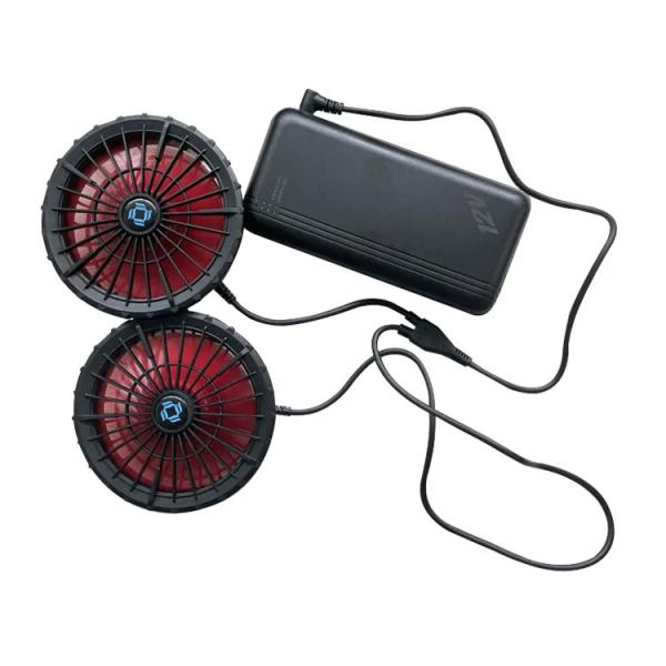 12V Shirt Cooling Fan 4500RPM With Battery Working Time 11-12H