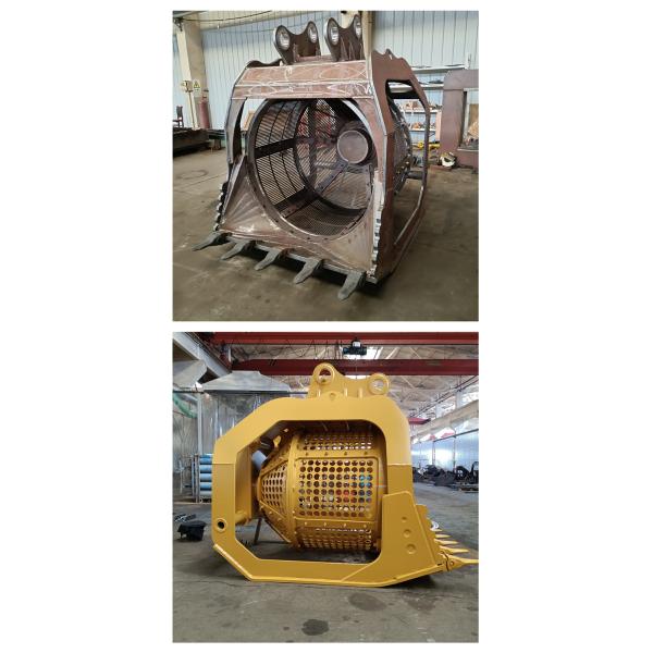 Customizable Rotary Screen Bucket Construction Hydraulic Excavator Sieve Bucket