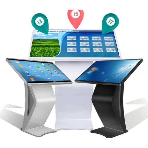 65 Inch Interactive Computer Kiosk LCDtouch Screen Kiosk 500nits