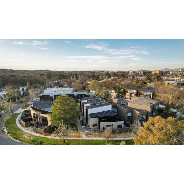 Stylish Townhouses Prefabricated Light Gauge Steel Frame Homes AS4600