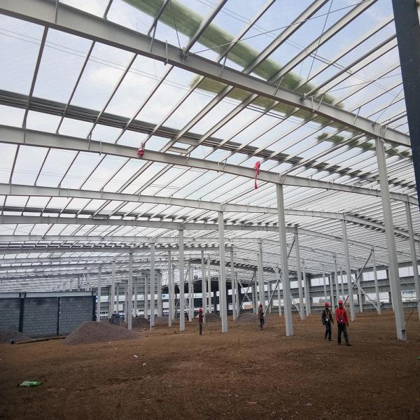 Q355 Q235 Steel Aircraft Hangar with Aluminum Alloy Window 50-70 Years Life