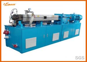 China Split Type Twin Screw Extrusion Machine , PP / PE Extruder Machine Bule Color on sale