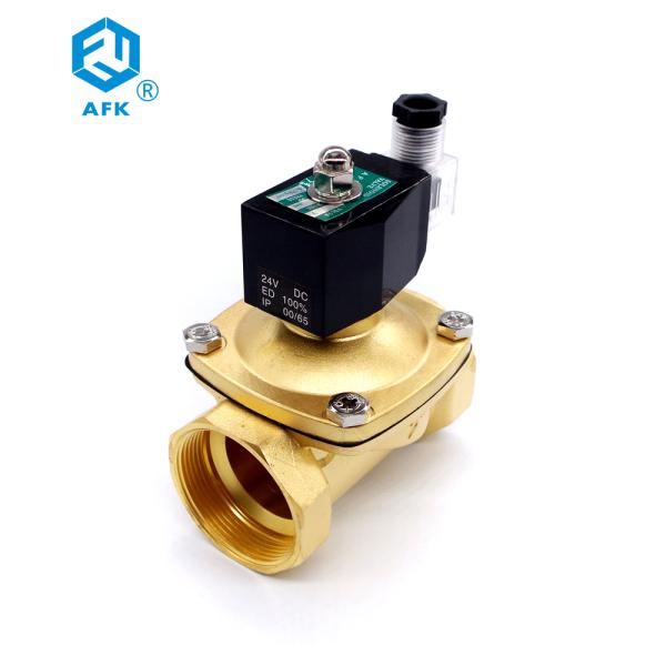 2T Series Lpg Gas Solenoid Valve Brass 1/2 220 Volt 2T-50 High Temp With Flange