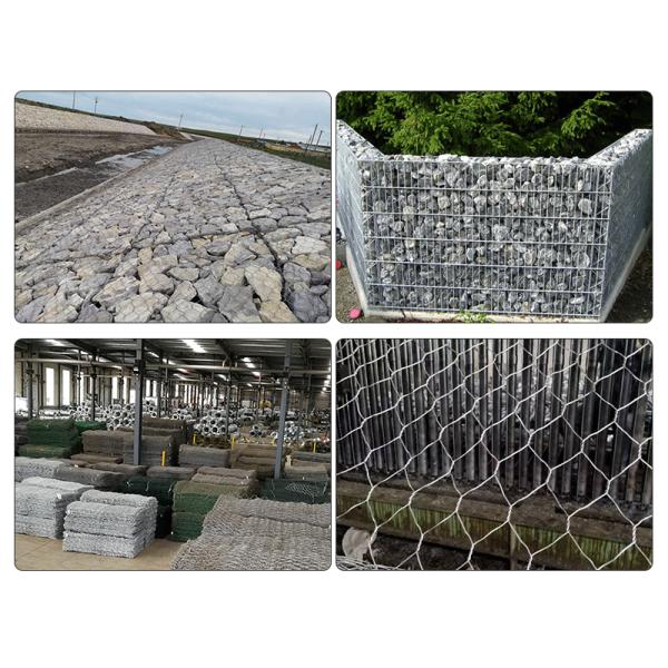 Galfan Welded Gabion Mesh Hot Dipped Galvanized Gabion Basket Retaining Wall