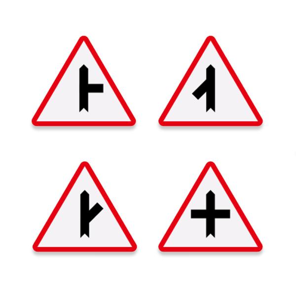 Custom Compulsory Reflective Traffic Signs Octagon Triangle