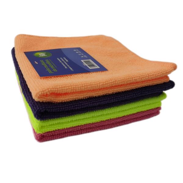 Lint Free Microfiber Cleaning Cloths Reusable Terry Towel Polyester