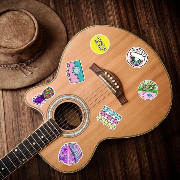 Reel Screen Printing Custom Waterproof Stickers Embossing PVC Wall Stickers