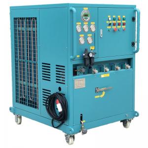 Quality oil less 10HP refrigerant ISO tank gas recovery unit recycling charging machine ac filling equipment wholesale