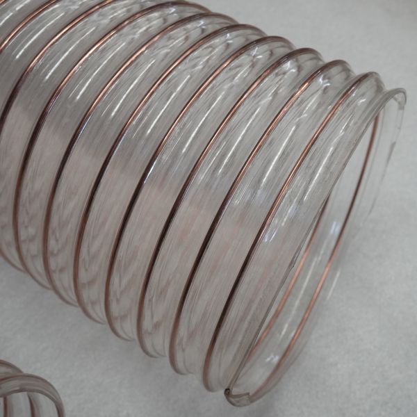 Cleaning car suction cup link hose PU material pipeline extendable hose