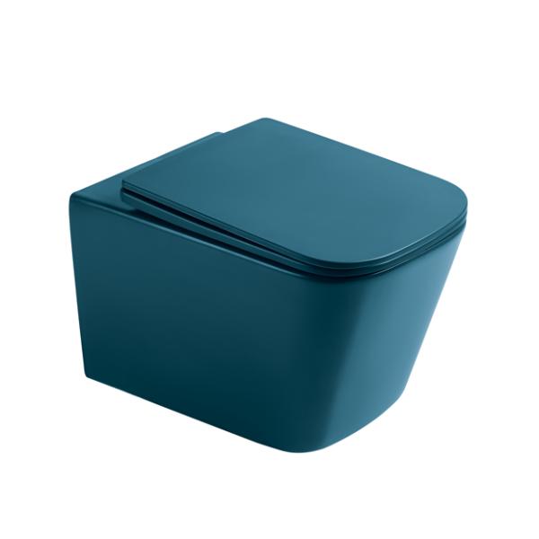 Professional Bathroom Washdown One Piece Ceramic Wall Hung Toilet P-trap WC Toilet