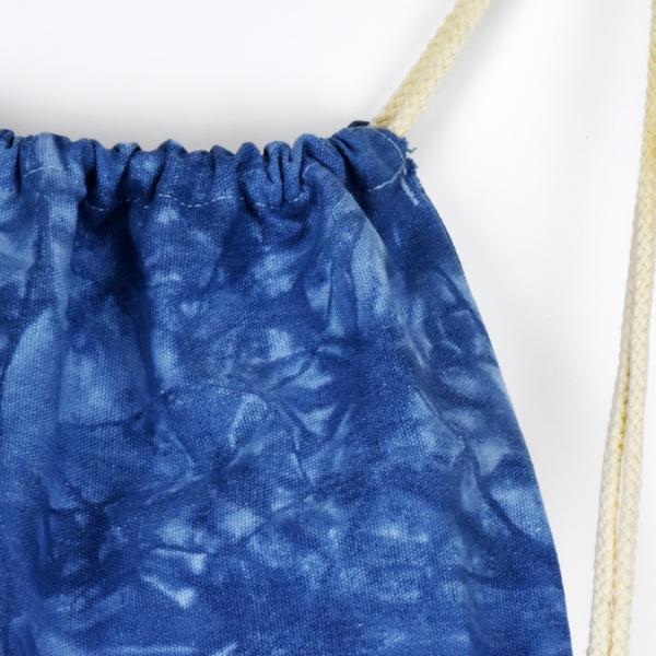 Canvas Drawstring Bag Backpack , Customized Size Durable String Backpack