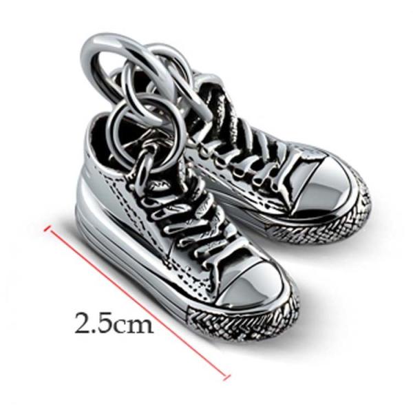 Men and Women Sterling Silver Pendant Necklace with Silver Shoes Pendant(XH055344W)