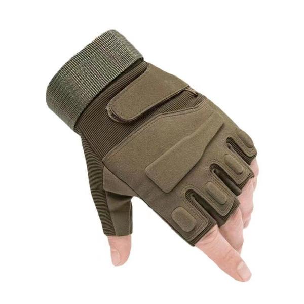 Outdoor Sport Combat Tactical Half Finger Gloves Shock Resistant for Outdoor Shooting Hiking