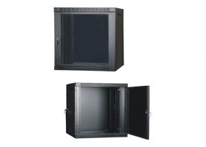 Wall Mounted Network Server Cabinet With Toughened Glass Front Door and Rear Door YH2004