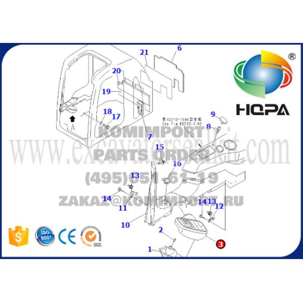 7834-76-3001 7834-72-4002 Digger Monitor Display Panel For Excavator Monitor ASS'Y PC200-6
