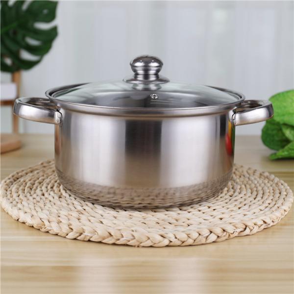 4L Kitchen Soup Pots Large Capacity Kitchen Stainless Steel Cookware
