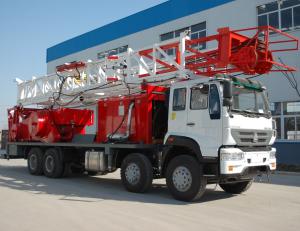 Quality 600 m Truck Mounted Portable Water Drilling Machine BZC600CA With HOWO Chassis And 2300r / Min Engine wholesale