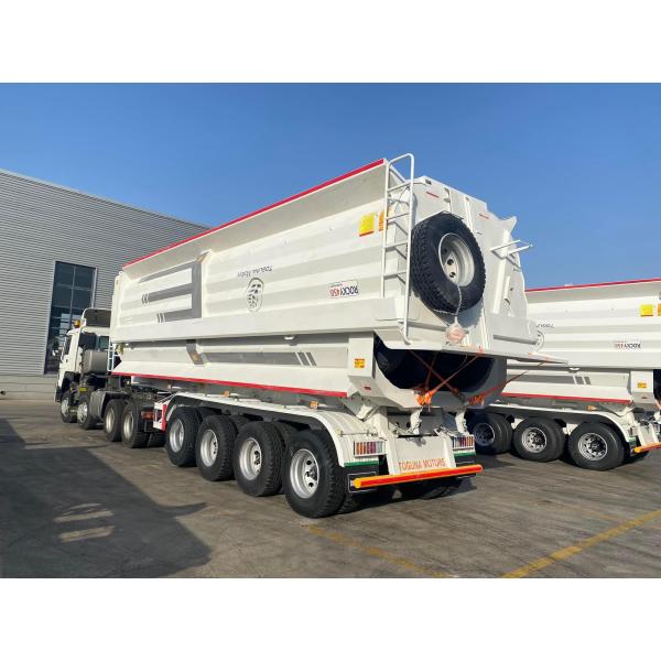 U Type Tipper Dump Trailer Dump Truck 3 Axle 40 Cbm 60 Tons 70 Tons Tipper Semi Trailer