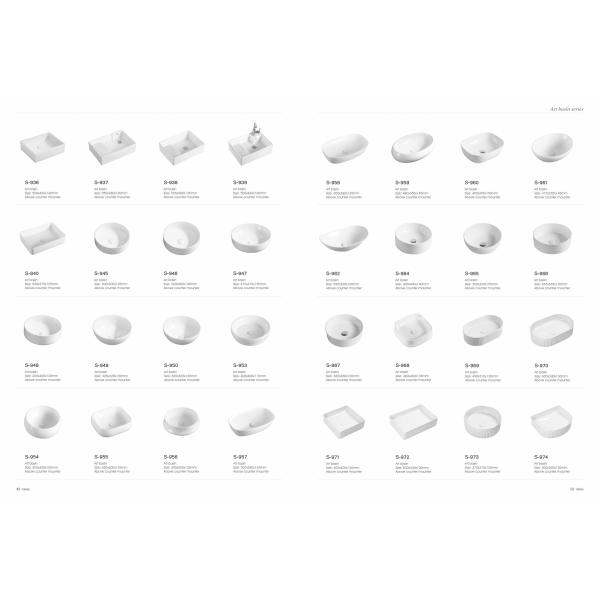 Ceramic Lab Sinks Large Single Sink Dishwashing Vegetable Washing Basin Modern Kitchen Home Usage Latest Designer White