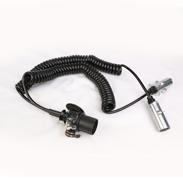 Metal Plug Truck Trailer Wiring Trailer Parts 15 Pin To 2 * 7 Pin Smooth Surface