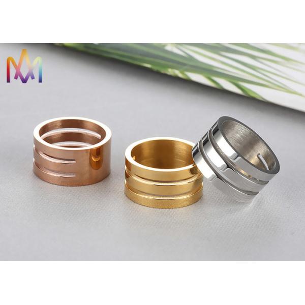 1mm Thickness Mens Stainless Steel Wedding Rings