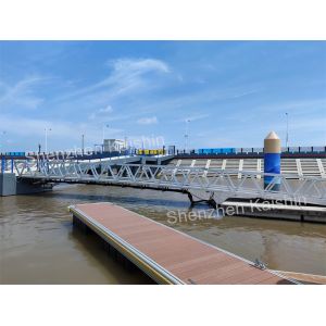 Marine Aluminum Alloy Floating Dock Float Platform Pontoon Bridge