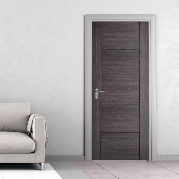 55mm Thick 90 Minute Fireproof Wood Doors Waterproof Crackproof