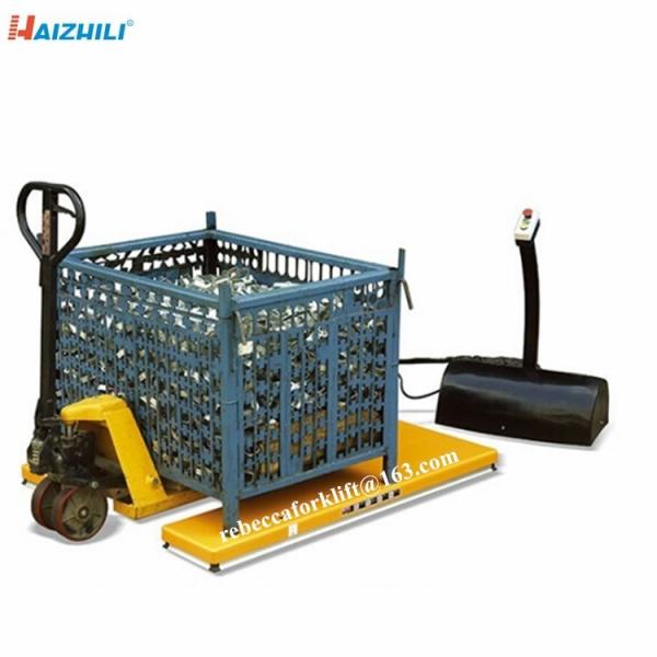 Industrial Electric Lift Table U Type AC 380v 50hz 3 Phase Power Supply