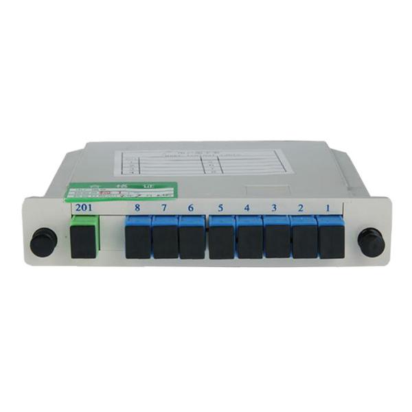 1x8 SC UPC Fiber Optical Cassette PLC Splitter in Fiber optic box
