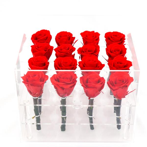 Handmade Preserved Roses Live , Real Touch Flower Decoration For Wedding Reception