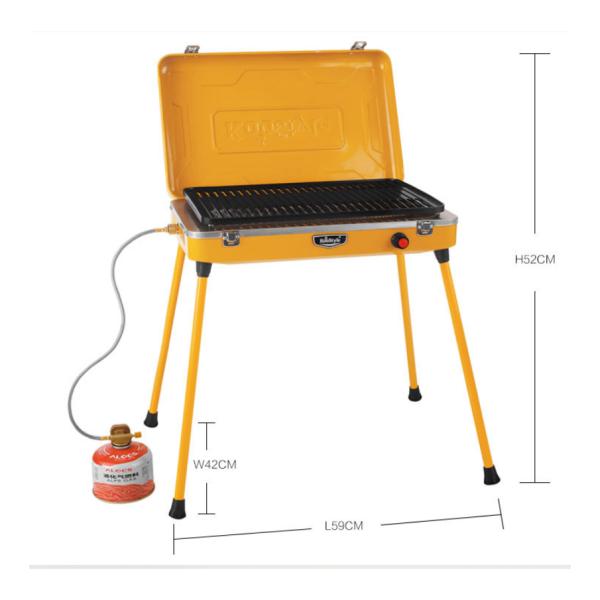 Versatile and Sturdy Portable Gas Stove with Oven Package Size 55*19*38.5