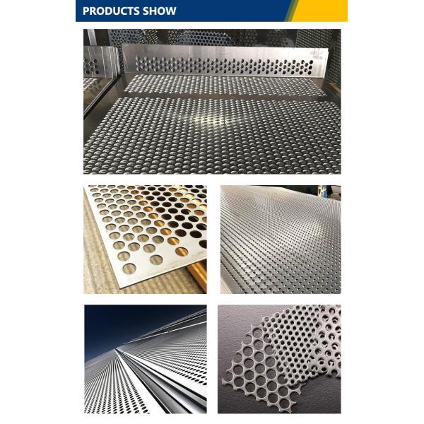 JIS Stainless Steel Perforated Plate 304 316 Round Hole Metal Sheet 1000mm